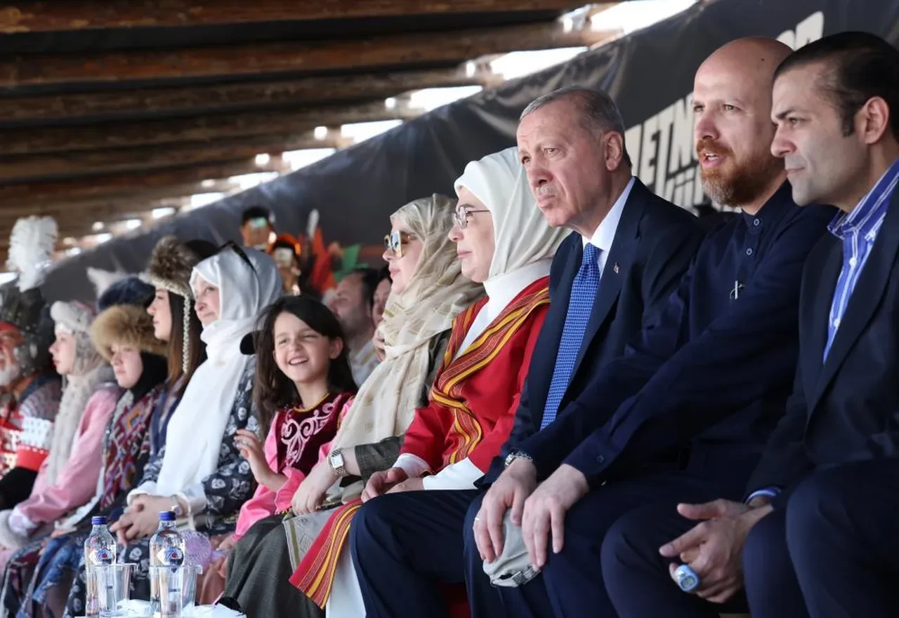 Cumhurbaşkanı Erdoğan'dan Etnospor Festivali’ne ziyaret