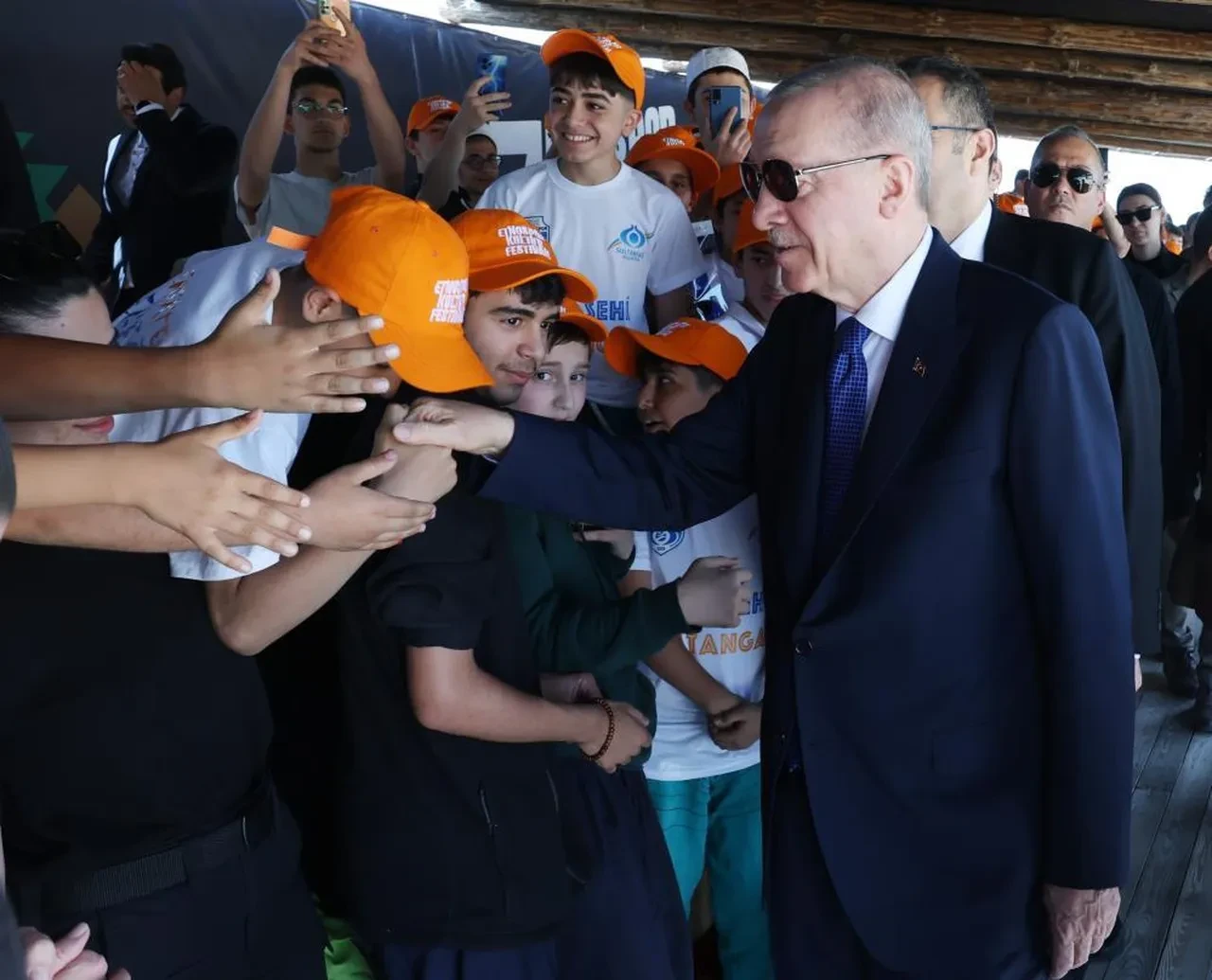 Cumhurbaşkanı Erdoğan'dan Etnospor Festivali’ne ziyaret