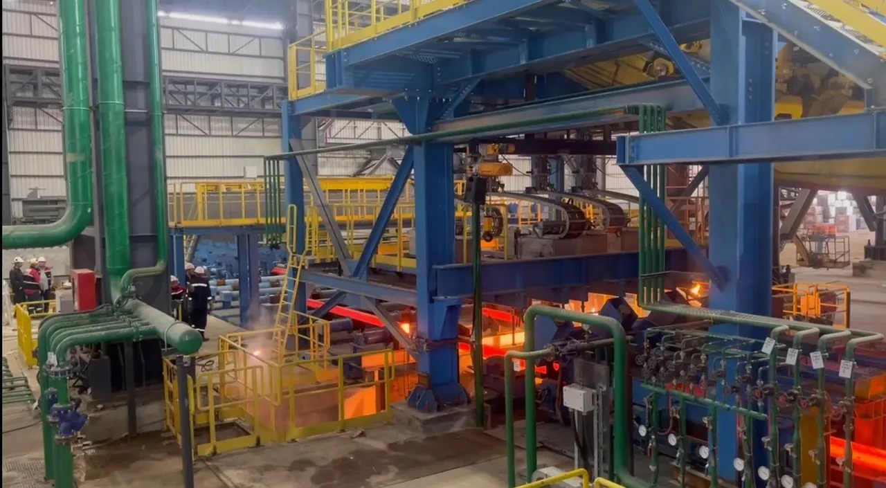 Yeşil çelik tesisinde ilk döküm başarıyla alındı! Hasçelik'ten yeni başarı