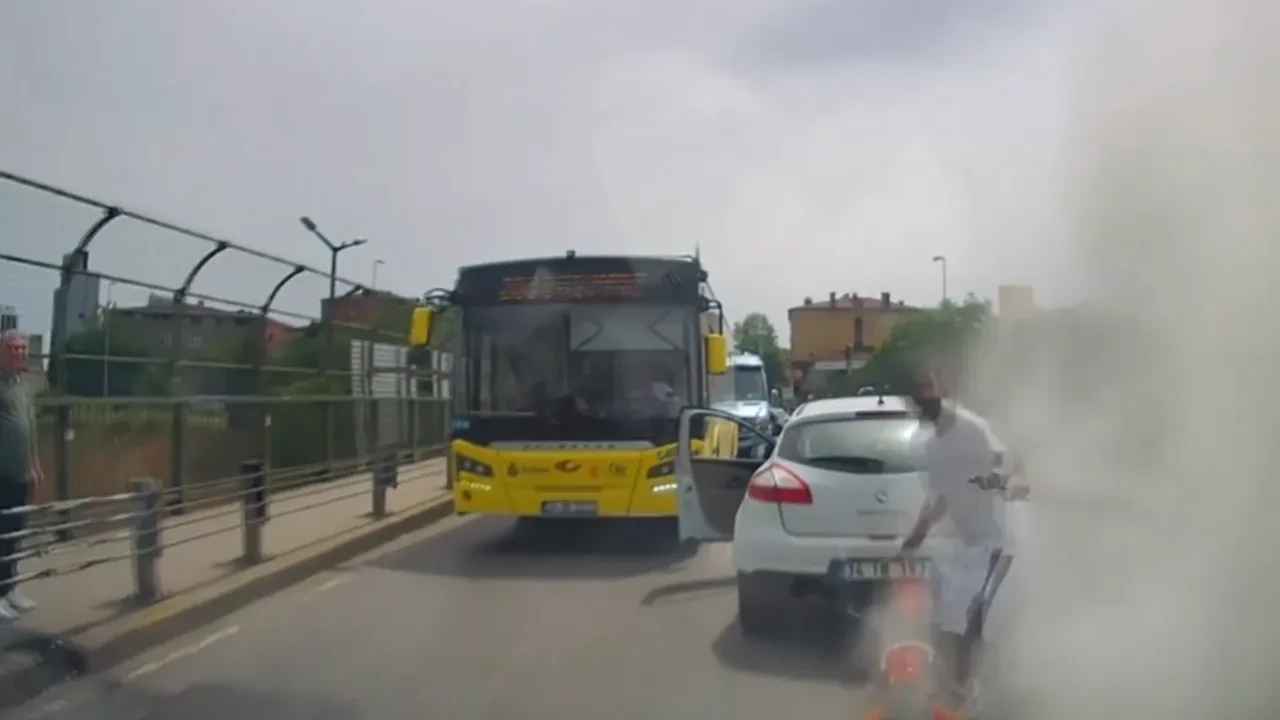 Bıçaklı magandaya tüplü şok! Bunu hiç beklemiyordu