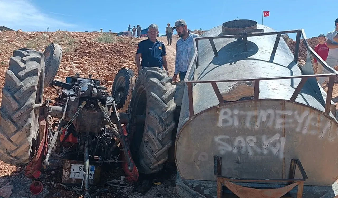 Kontrolü kaybettiği traktörün altında kaldı! Yaşam mücadelesi veriyor