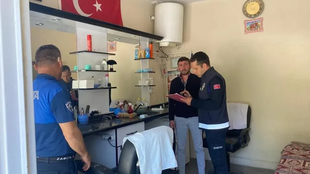 Bozdoğan’da berber ve kuaförlere sıkı denetim!