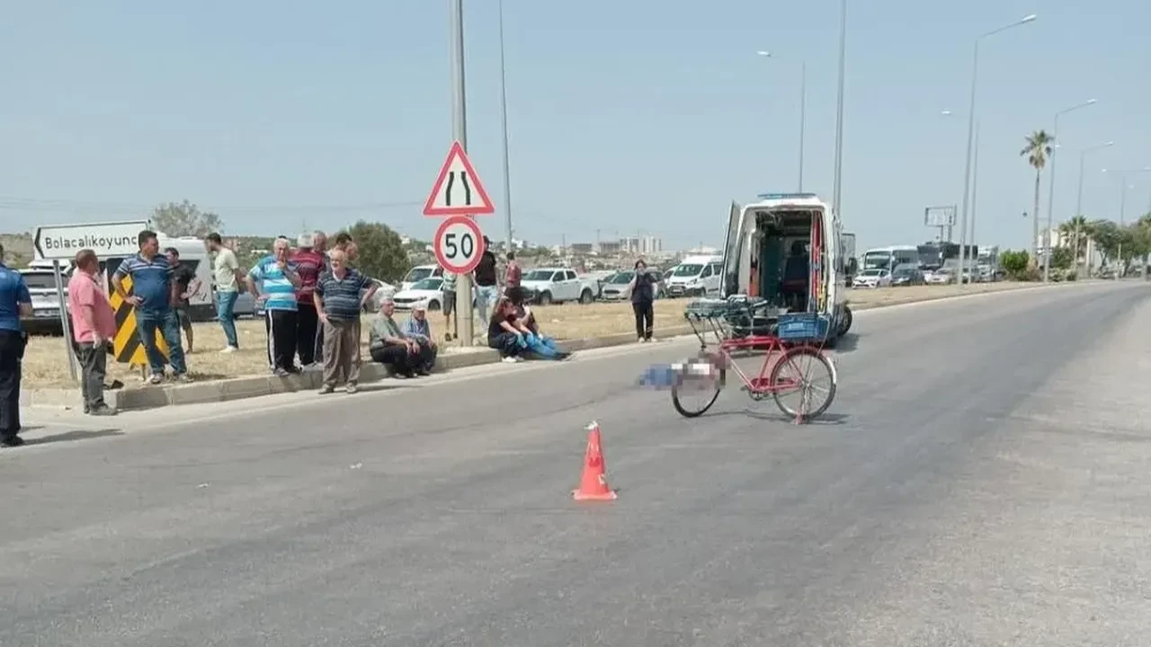 D-400 karayolunda bisikletli sürücü hayatını kaybetti