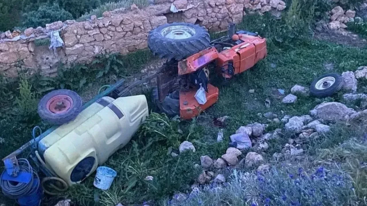 Hekimhan’da devrilen traktörün sürücüsü vefat etti!
