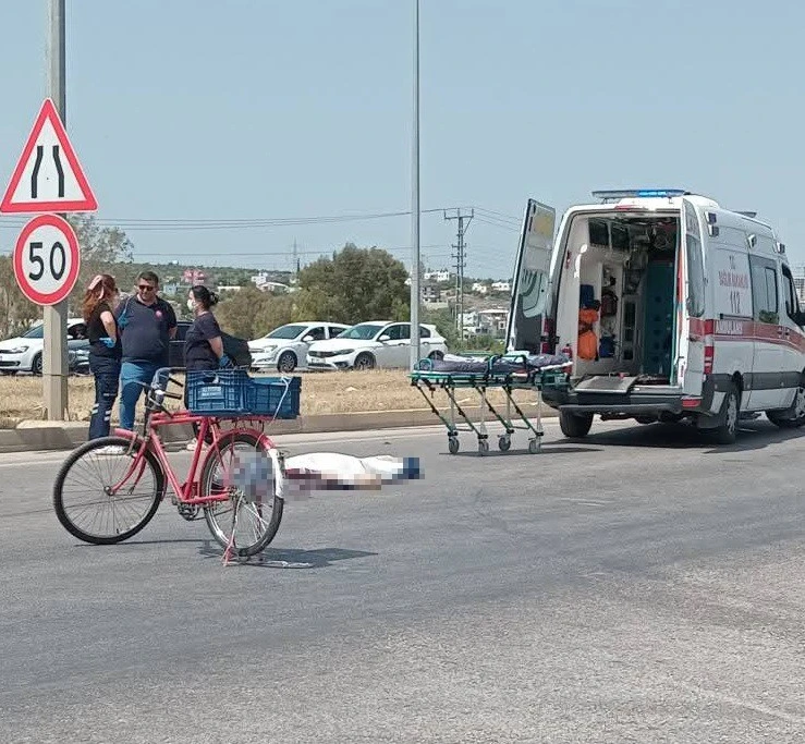 D-400 karayolunda bisikletli sürücü hayatını kaybetti