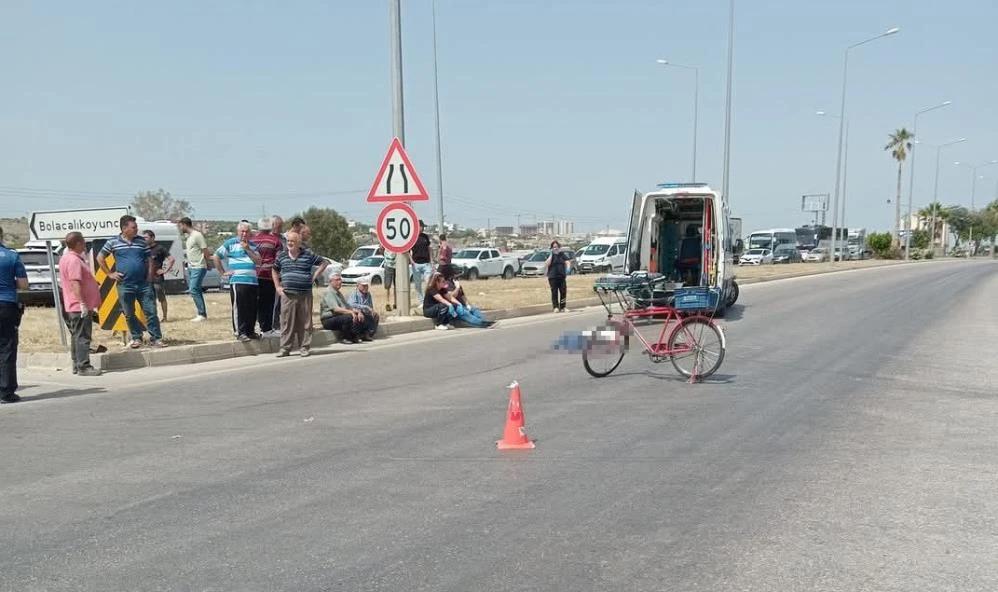 D-400 karayolunda bisikletli sürücü hayatını kaybetti