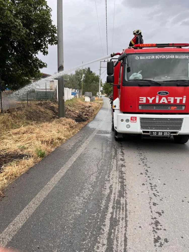 Balıkesir’de bir haftada 14 yangın vakası!