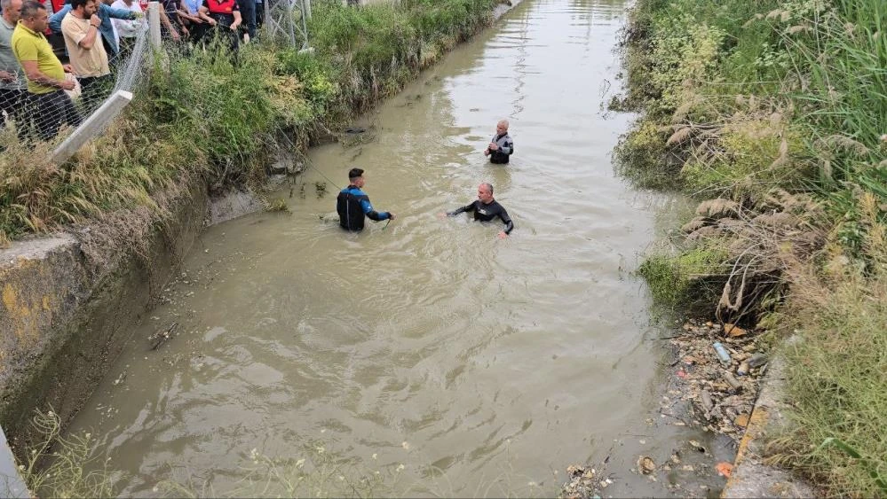 Sulama kanalına düşen çocuktan acı haber geldi