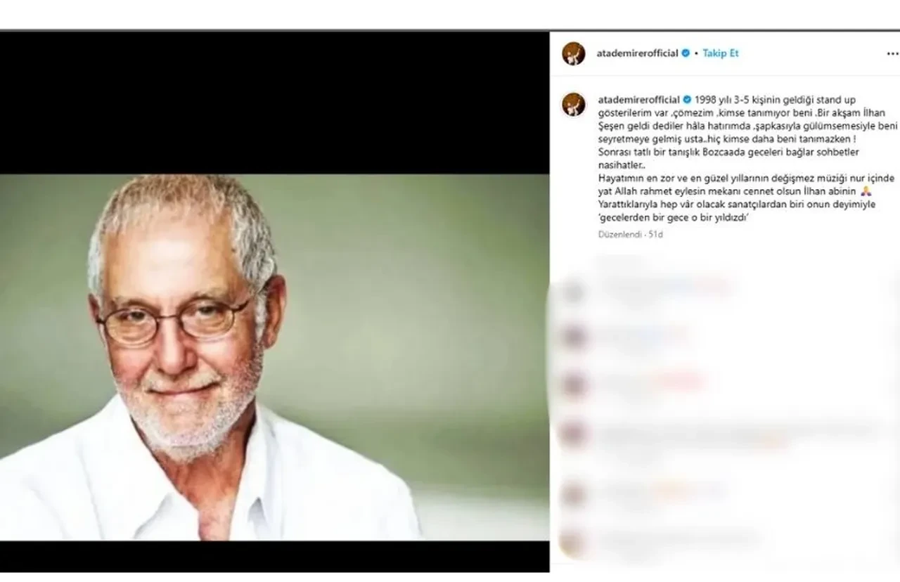 İlhan Şeşen'in vefatı sonrası ünlü isimler taziye mesajı yayınladı