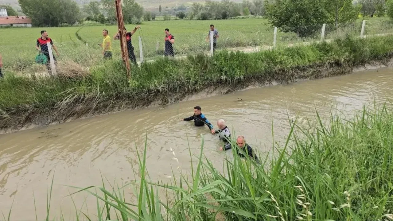 Sulama kanalına düşen çocuktan acı haber geldi