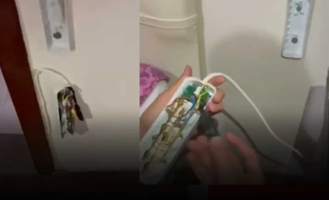 Yine gizli kamera skandalı: Bu kez üçlü prizde bulundu