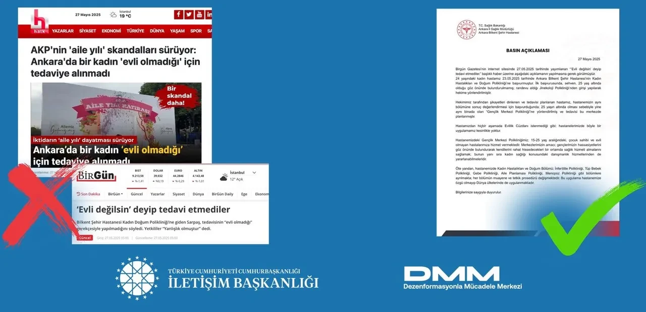 Genç kadının 'evli değilim diye muayene edilmedim' iddiası gündem oldu, Bilkent’ten yanıt geldi