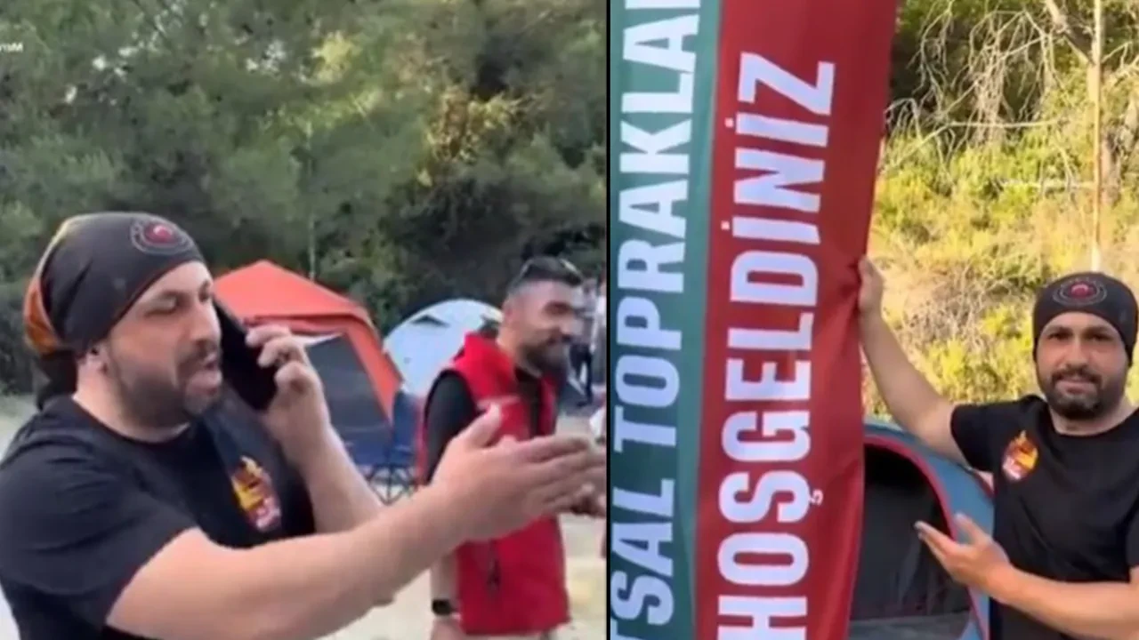 Reklam şirketinin hatası herkesi güldürdü! Hacıların flaması off-road ekibine yollandı:  'Kutsal topraklara hoş geldiniz'