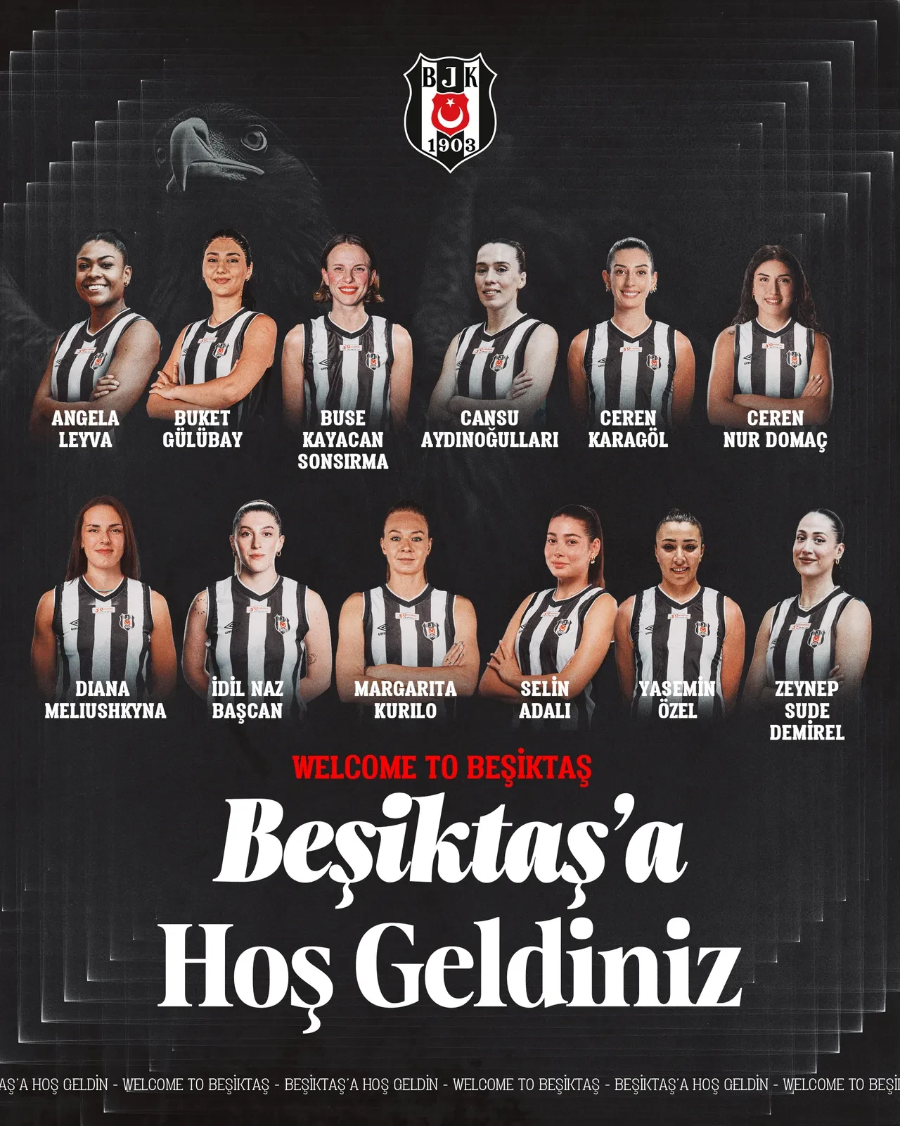 Beşiktaş'tan transfer şov! 12 oyuncu ile sözleşme imzalandı