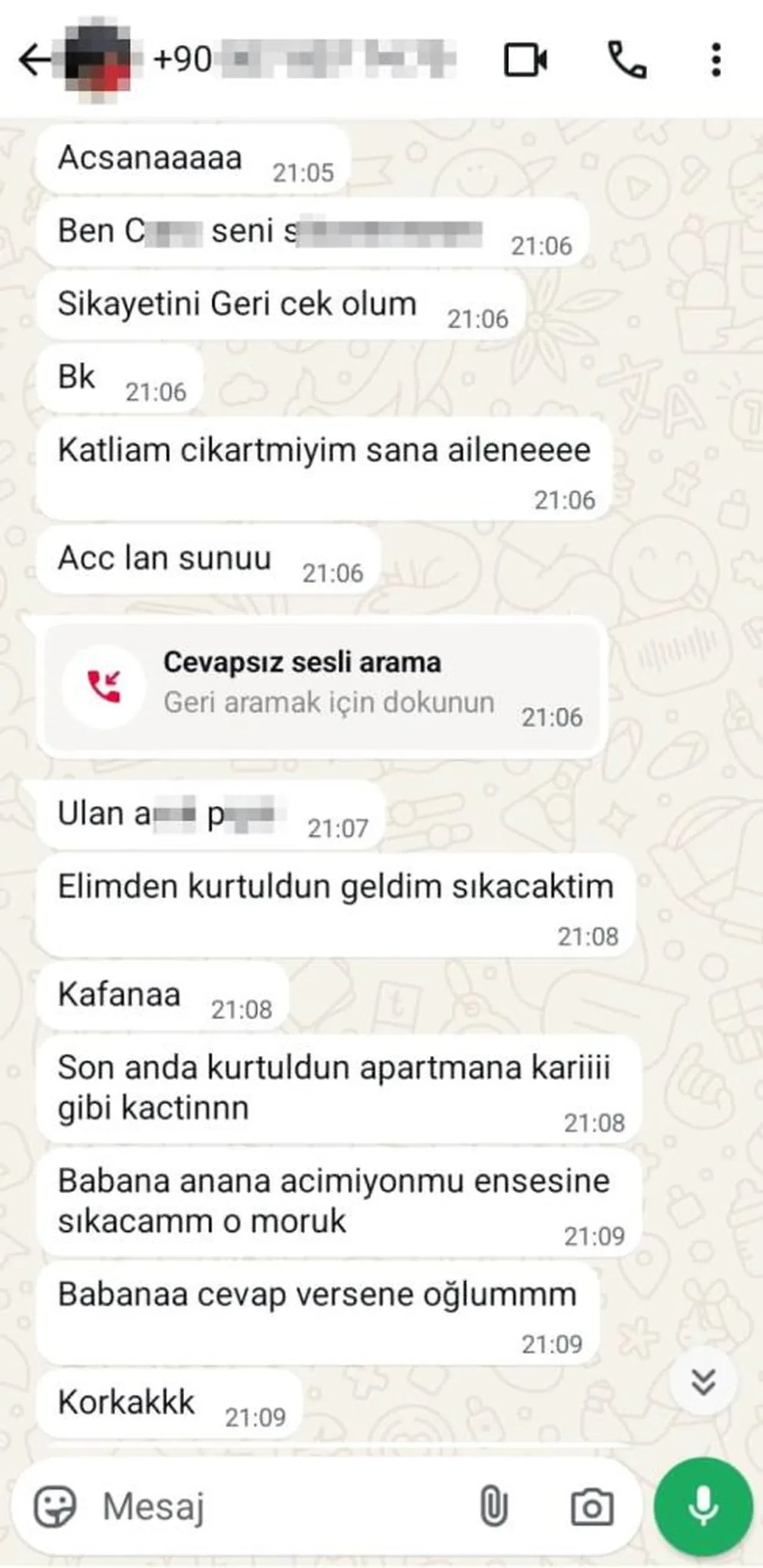 Evinin önünden fotoğraf attı, öldürmekle tehdit etti! Kan donduran sözler
