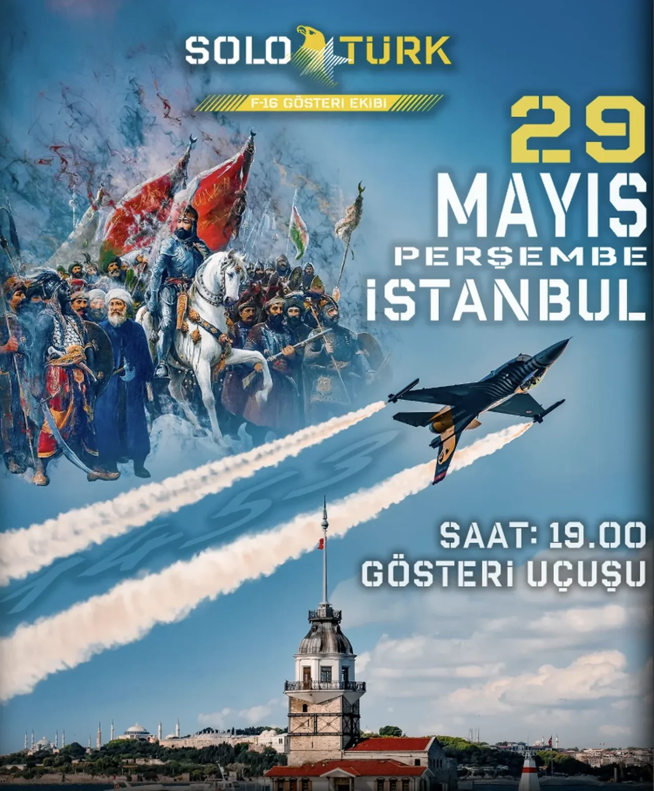 Solotürk uçak gösterisi nerede olacak belli oldu! Binlerce kişi alan akın edecek