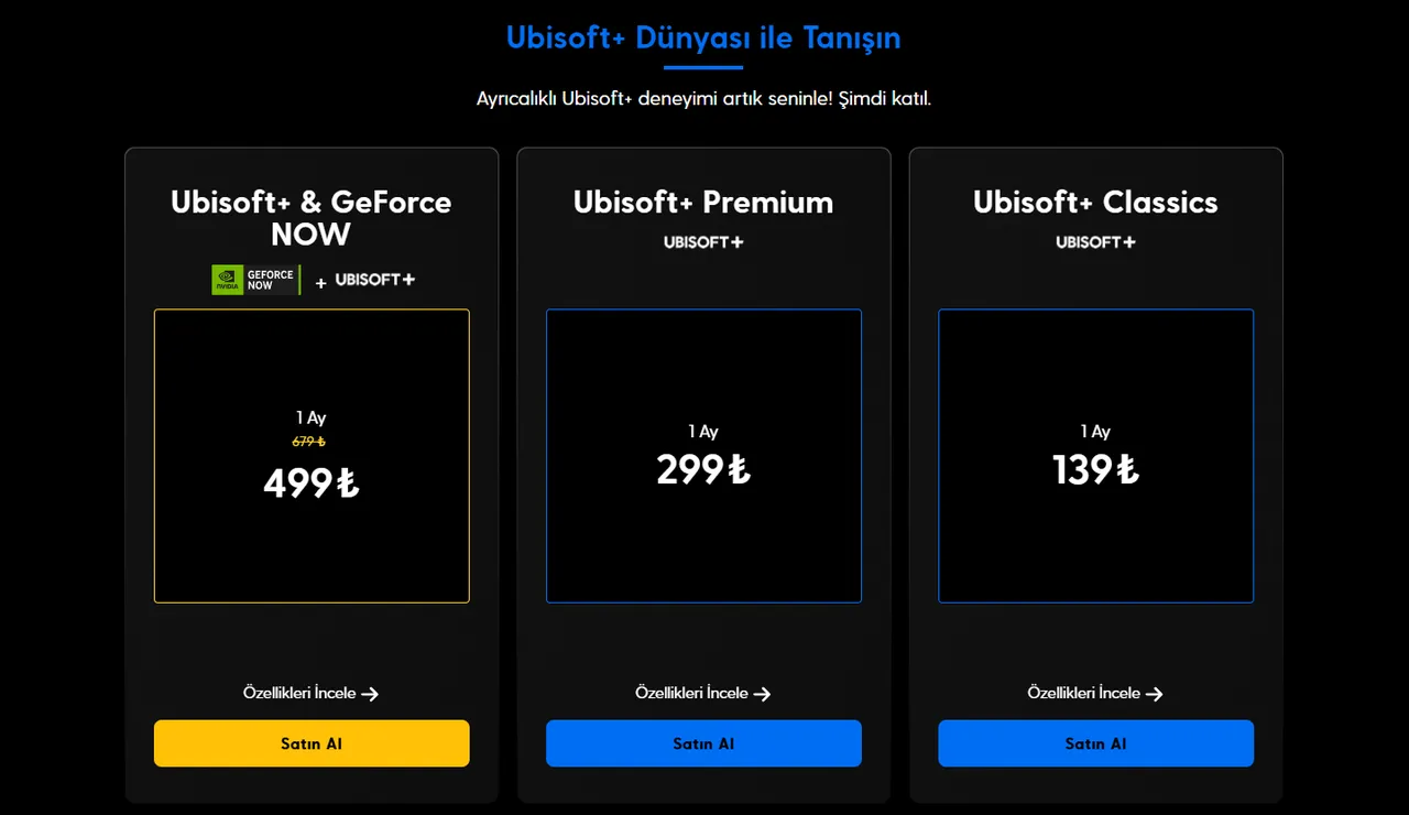 Ubisoft+ Türkiye'ye açıldı mı üyelik fiyatları ne kadar?
