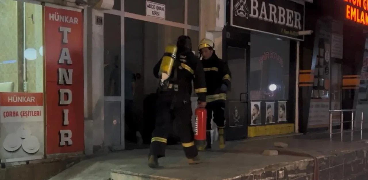 Yozgat’ta yangın paniği: İş yeri alev alev yandı!