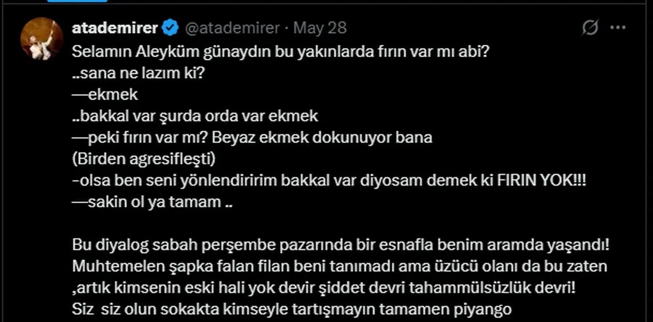Ata Demirer pazarcıyla kavga etti! O soruyu soracağına bin pişman oldu