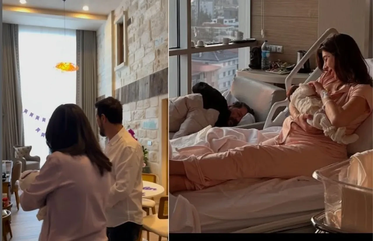 Oyuncu İlker Aksum kızının yüzünü ilk kez gösterdi! Görenler 'Aynı babası' yorumları yaptı