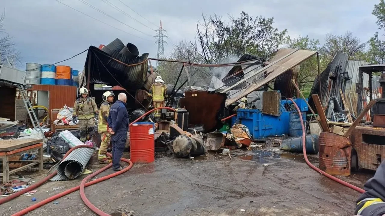 Ankara'da korku dolu anlar! Varil bomba gibi patladı, ekipler bölgeye sevk edildi