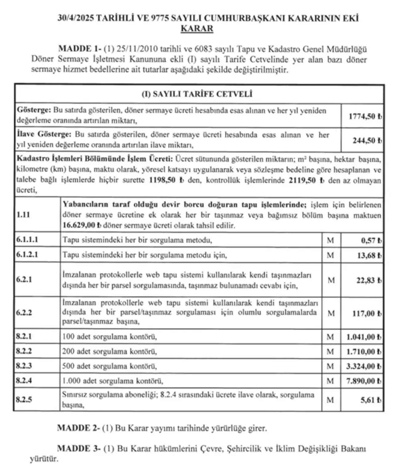 Ev alacaklara kötü haber! Tapuya yüzde 200'e varan zam: Resmi Gazete’de yayımlandı