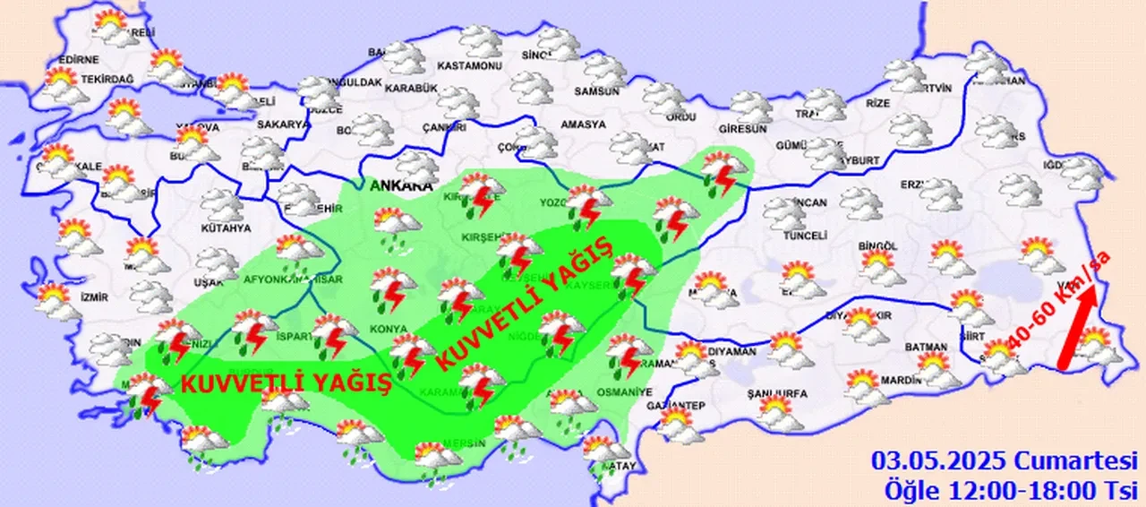 Hafta sonu plan yapanlar dikkat! Meteoroloji'den kuvvetli yağış ve fırtına uyarısı