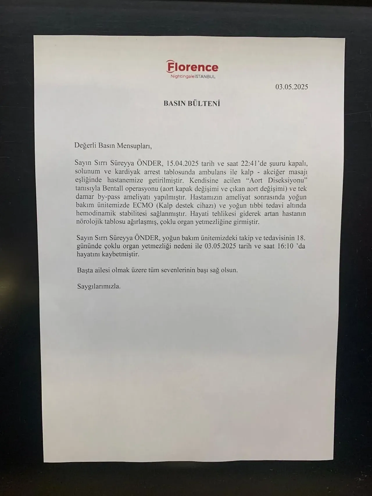 Sırrı Süreyya Önder hangi hastanede tedavi görüyordu? Vefat haberi geldi