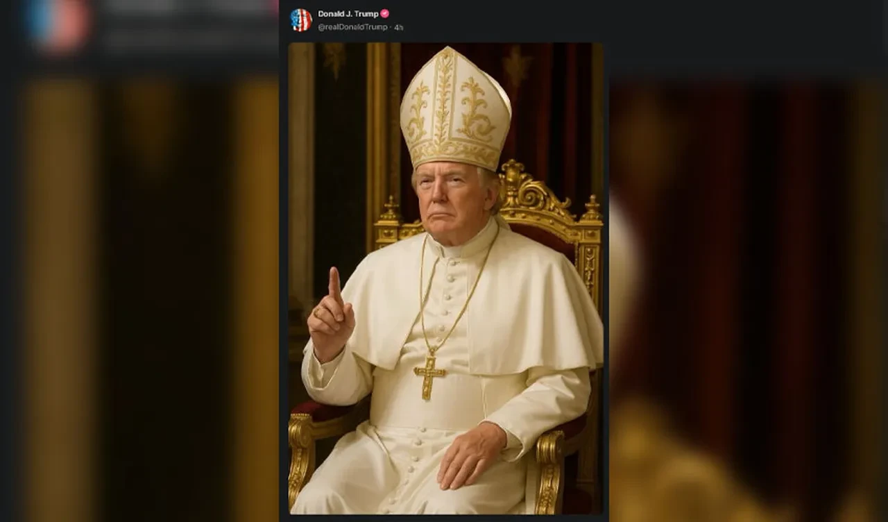 Trump, Vatikan'ı küplere bindirecek! Kendini 'papa' ilan etti