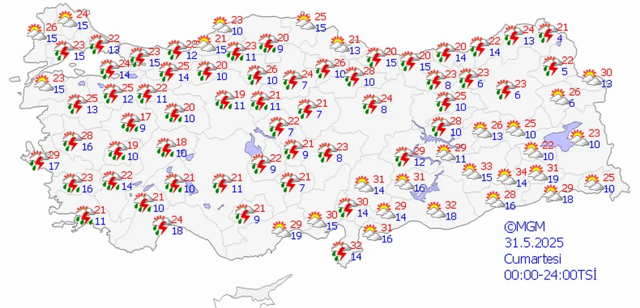 Bu 19 ilde yaşayanlar yarın dikkat! Uyarı geldi: Yağmur etki altına alacak