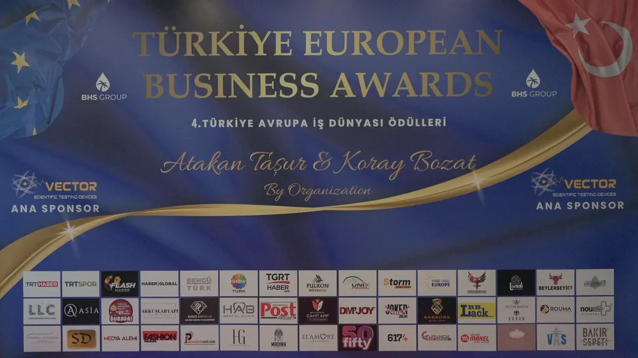  Türkiye-Avrupa İş Dünyası Ödül Töreni İstanbul’da gerçekleşti! Tgrthaber.com'a anlamlı ödül