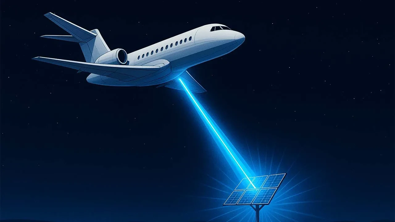 Uzaydan enerji aktarımı gerçek oldu! Jet üzerinden 5 km