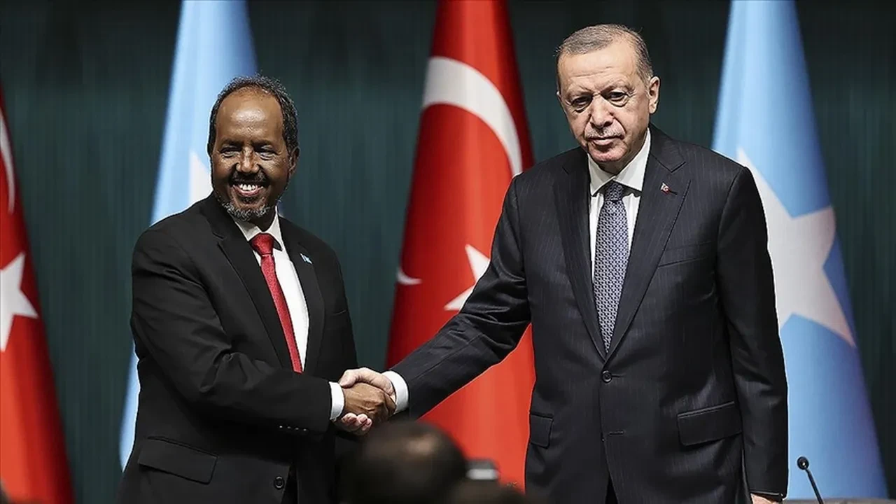 Cumhurbaşkanı Erdoğan, Somali Cumhurbaşkanı Şeyh Mahmud ile görüştü