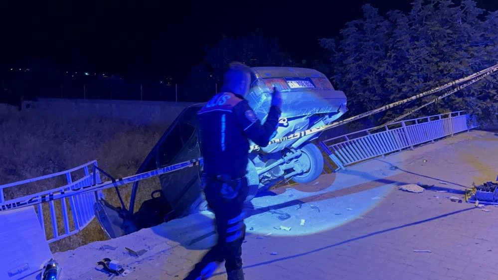 Adıyaman’da ehliyetsiz sürücünün kazası yürekleri ağza getirdi