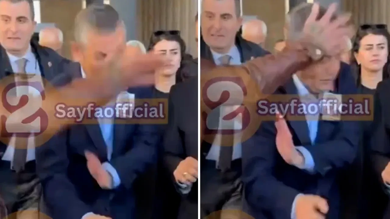 Özgür Özel'e tokatlı saldırı! İşte çirkin saldırının görüntüleri 