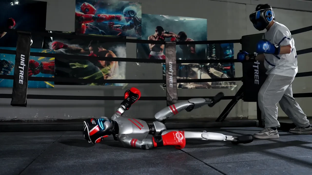 Filmdi gerçek oluyor! Dünyanın ilk robot boks maçında demir yumruklar konuşacak