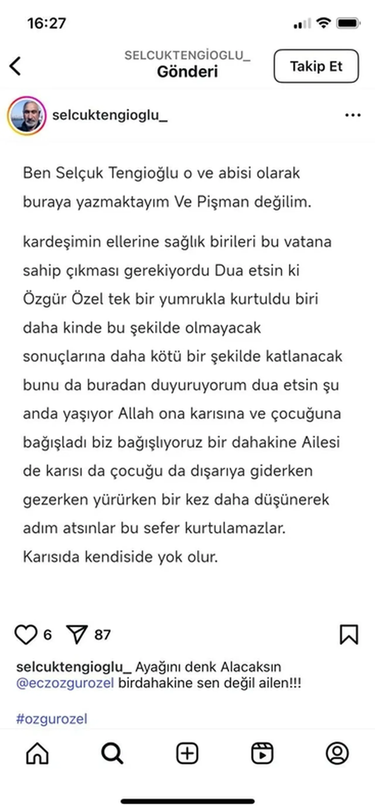 Özgür Özel'in ailesine tehdit! Kızının ev adresini paylaştılar: Filmin sonu mezarlık