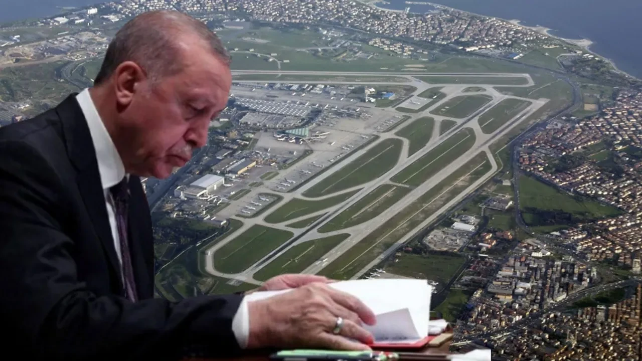 Atatürk Havalimanı tarihi dönüşüme başlıyor! Cumhurbaşkanı Erdoğan imzayı attı