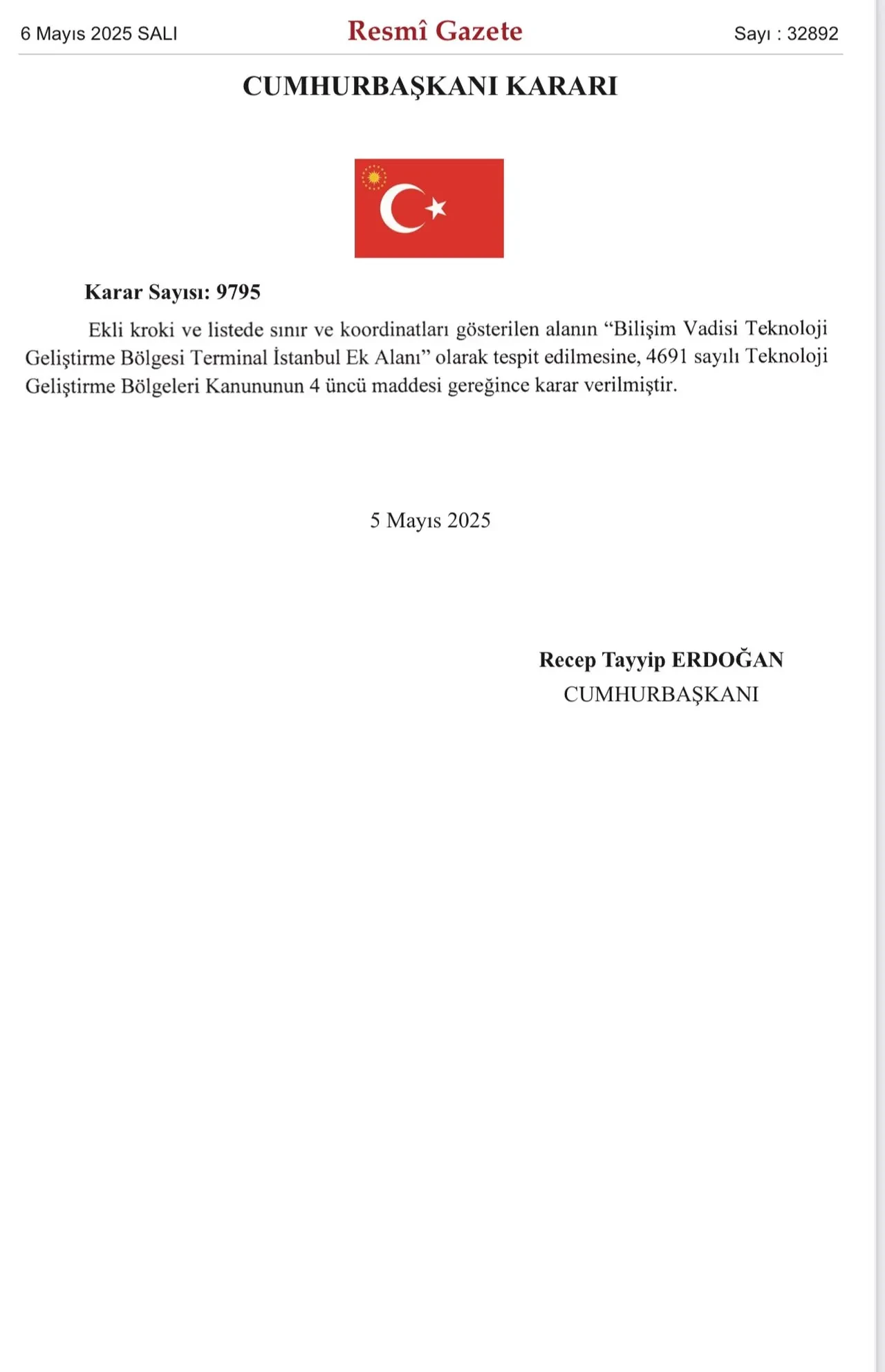 Atatürk Havalimanı tarihi dönüşüme başlıyor! Cumhurbaşkanı Erdoğan imzayı attı
