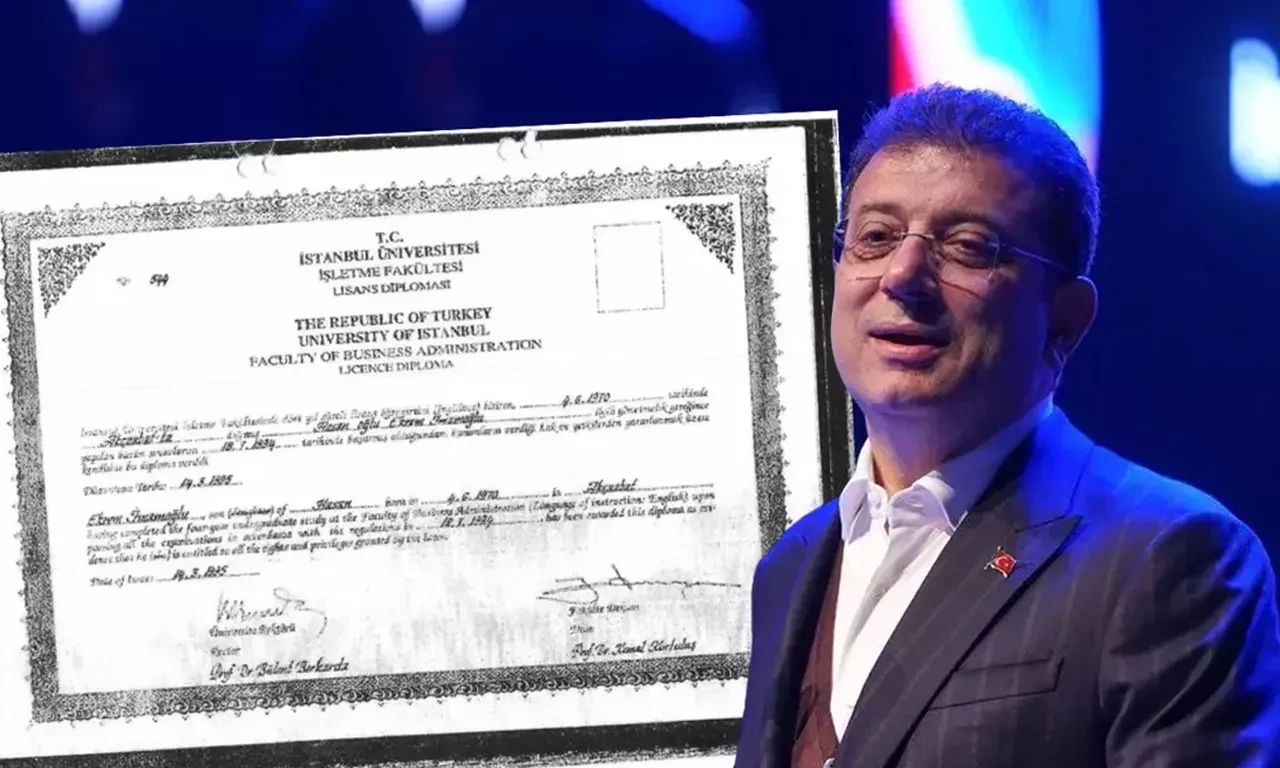 Ekrem İmamoğlu'nun diploması veri tabanından silindi