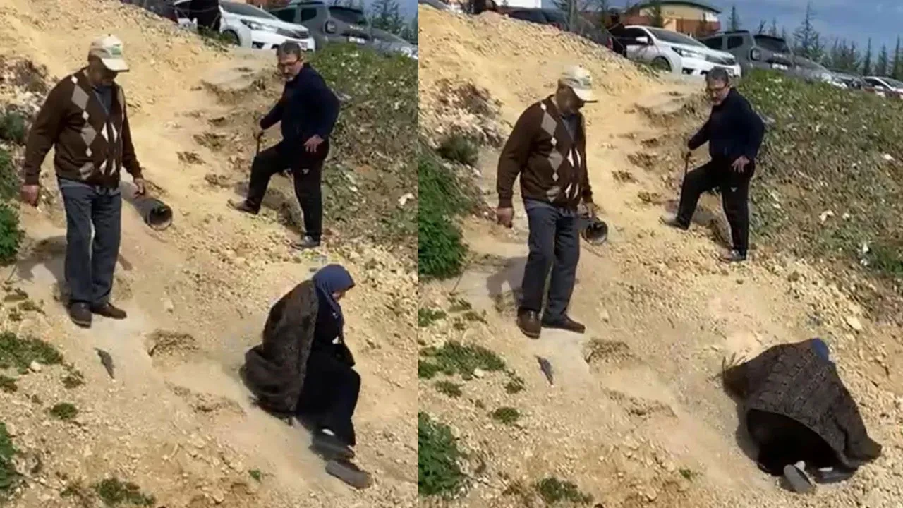 Hastane yoluna tepki videosu çekerken biri daha düştü