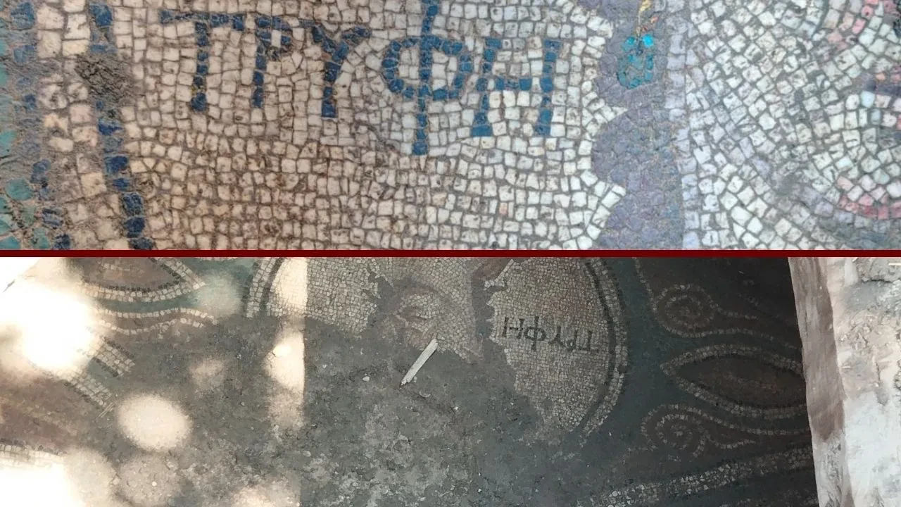 2000 yıllık Roma mozaiği torba ile gizlendi! Bulunduğu yer şaşkına çevirdi