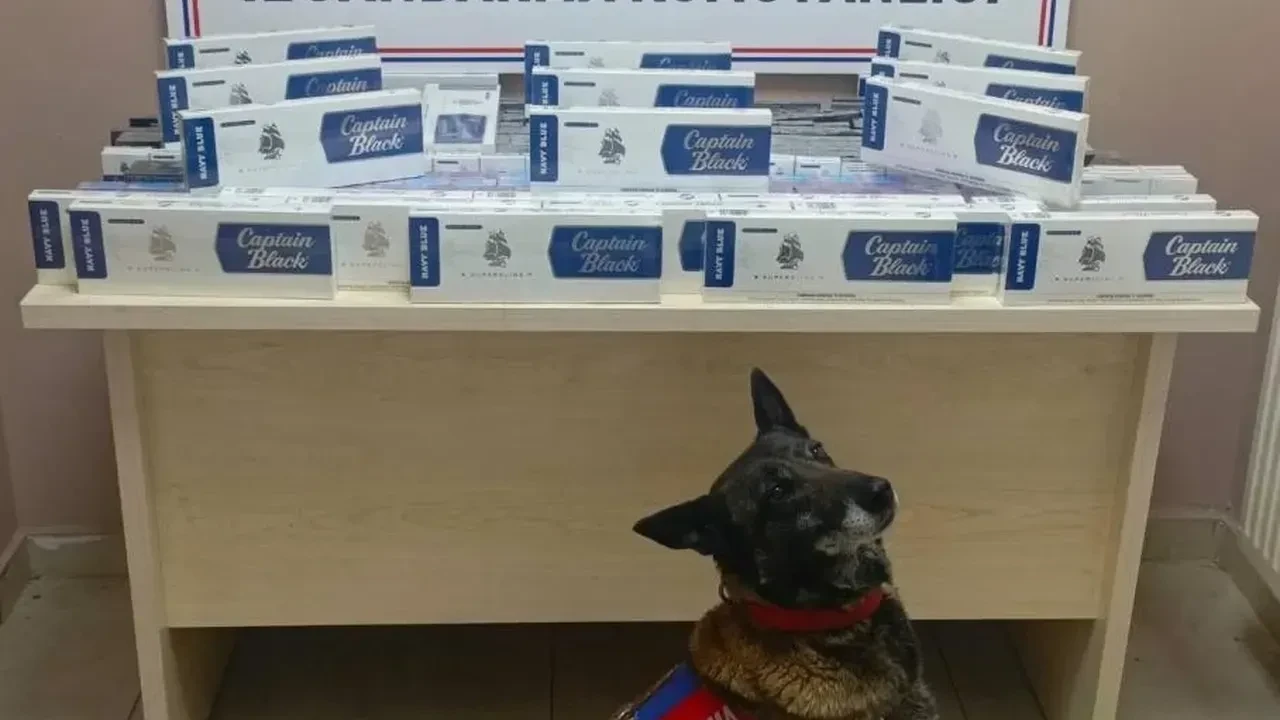 Kayseri’de bin 400 paket kaçak sigara yakalandı