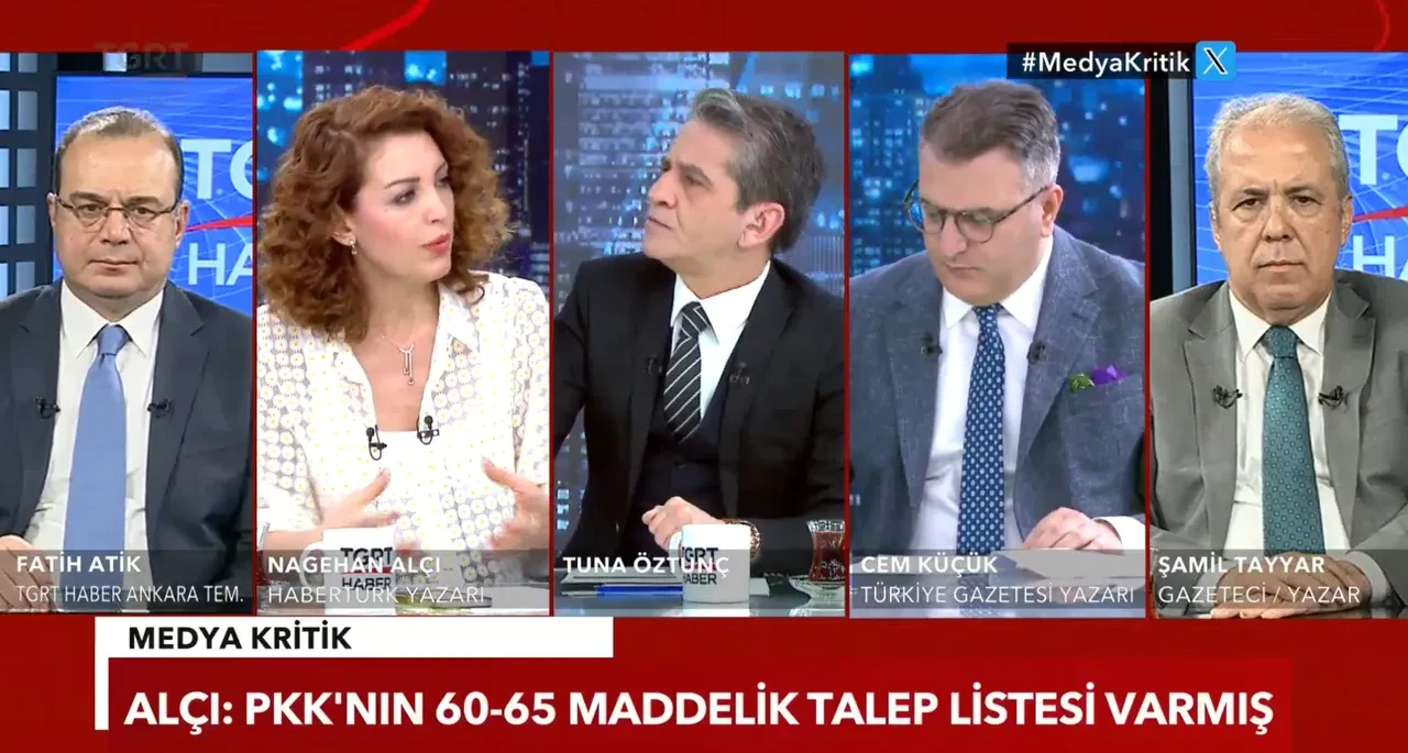 PKK’dan 60 maddelik talep! Nagehan Alçı: '7’si kabul edilse yeter' havası var