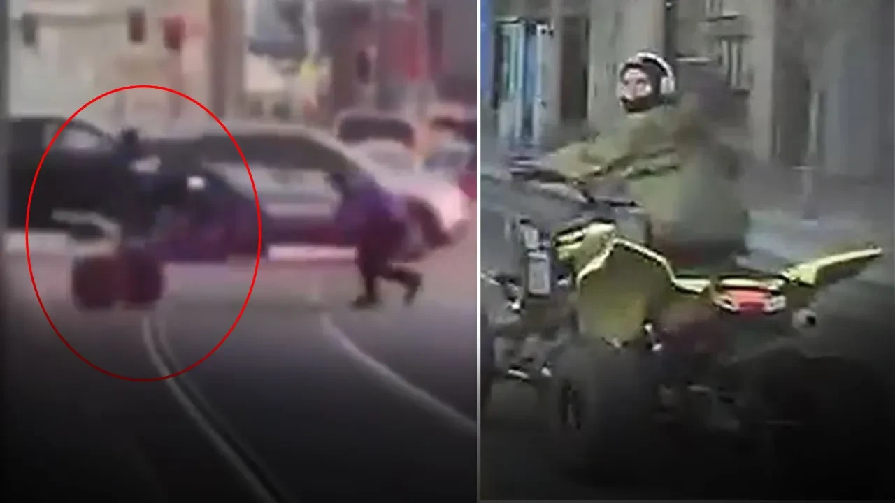ABD'de film sahnesini aratmayan kaçış! Polisi ATV ile biçti