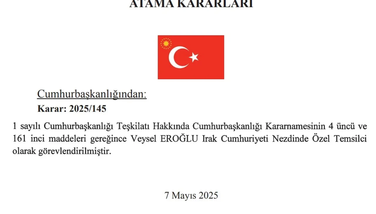 Cumhurbaşkanı Erdoğan imzaladı: Özel temsilci ve yönetim kurulu atamaları Resmi Gazete’de