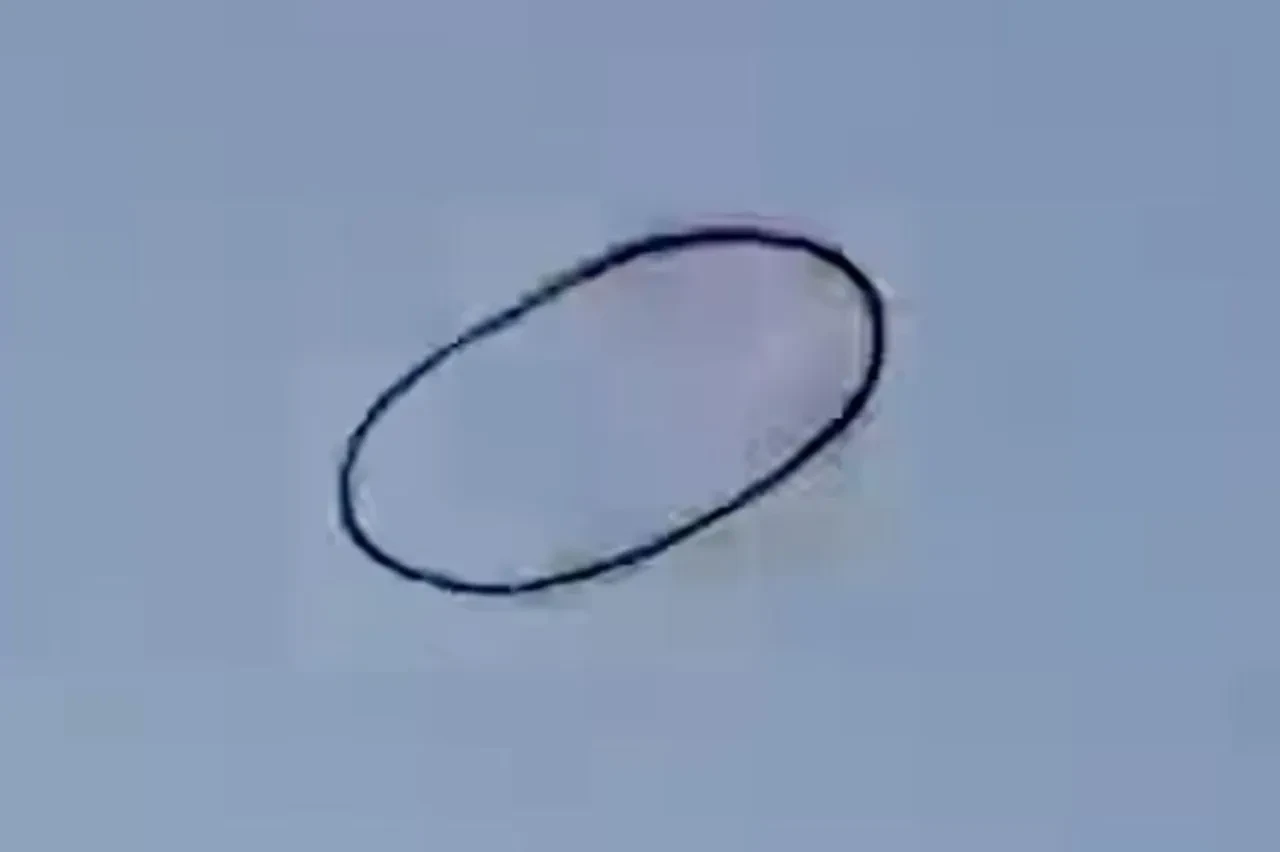 Havada beliren siyah halka herkesi endişelendirdi! Gerçek ortaya çıktı