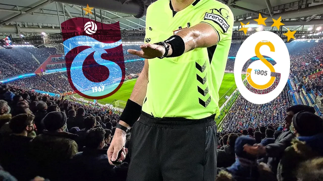 Trabzonspor - Galatasaray maçının hakemi belli oldu