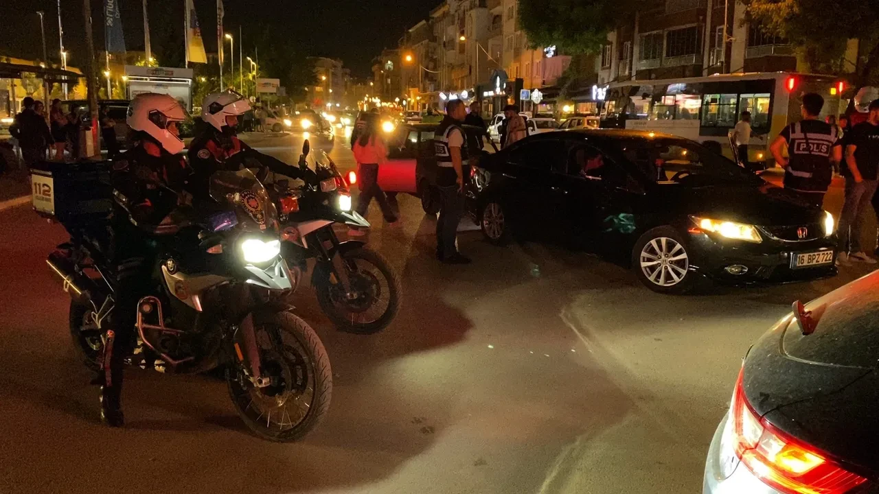 Bursa İnegöl'de 150 polis ile büyük uygulama