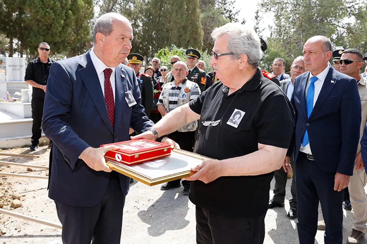 Kayıp şehit Ayşe Ramadan'ın naaşı 51 yıl sonra bulunarak KKTC'de defnedildi